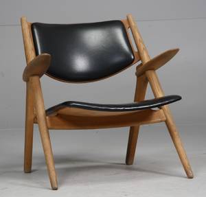 Hans J. Wegner 1914-2007. Savbukke hvilestol, model CH-28
