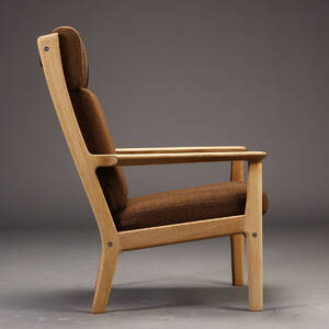 H. J. Wegner. Højrygget lænestol, model 65A Denne vare er sat til omsalg under nyt varenummer 4322889