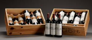 15 fl. Ch. Fombrauge 1996 samt 9 fl. Paveil de Luze 2001.