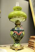 Bordsfotogenlampa, Majolica