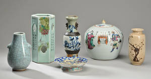 Samling porcelæn Kina 1800 - 1900 tallet 6
