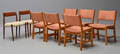 Dansk møbelproducent. Sæt på otte stole i teakeg  6