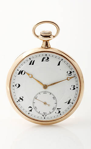 IWC. Herre lommeur af 14 kt. guld