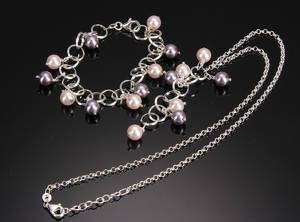 Smykkesæt af sterling sølv 2