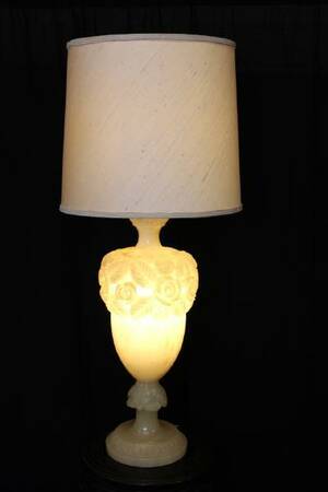 BORDSLAMPA ALABASTER, H M SKÄRM 99 CM