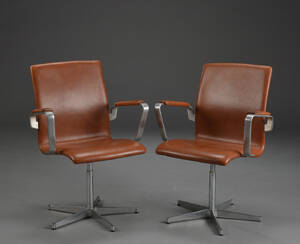 Arne Jacobsen for Fritz Hansen. Oxford kontorstole, model 3271 2