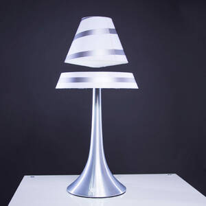 SVÄVANDE BORDSLAMPA, No Gravity, vit spiral