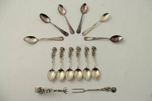 Silver, 14 del. kaffeskedar