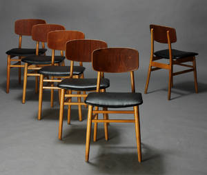 Dansk møbelproducent. Spisestole 6