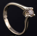 Solitaire ring ca. 0.56 ct.