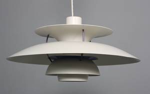 Poul Henningsen PH5 pendel, hvidlakeret