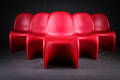 Verner Panton. Sæt på seks frisvinger-stole Panton Chair 6