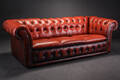 Tre-pers. sofa. Chesterfield stil