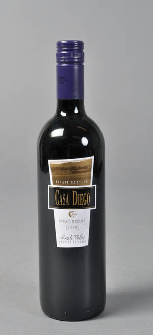 48 fl. 2008 Estate Casa Diego, Syrah merlot, Maule Valley 488