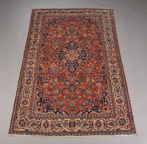 Persisk keshan tæppe 216 x 134 cm