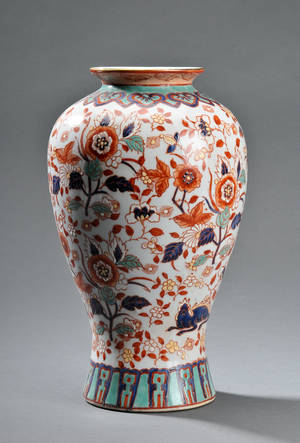 Kinesisk vase af porcelæn