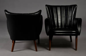 Dansk møbelproducent. Et par lænestole ca.1950 2