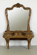 Toilettebord, rokokostil. 1900-tal.