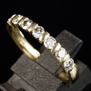 Brillanten Ring, 585er Gelbgold