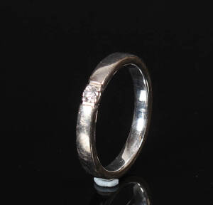Solitairering, 14 kt. hvidguld med brillant Denne vare er sat til omsalg under nyt varenummer 4106693