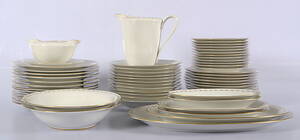 MATSERVIS, 57 delar, porslin, Tysklanddekor Hackefors.