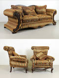 Salongsgrupp, 3 delar. Louis XV-stil. 3.