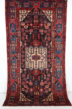 Persisk handknuten matta Nahavand 267x145 cm