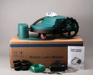 Fuldautomatisk græsslåmaskineplæneklipper med ladestation og fjernbetjening  Denne auktion er annulleret - se nu vare 1905088