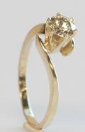 Brillantring, ca. 0.60 ct.