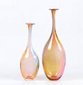 VAS, 2 st, glas, Kjell Engman, Kosta Boda.