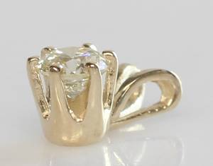 Brillantvedhæng, ca. 0.30 ct.