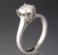 Solitaire ring ca. 1.00 ct.