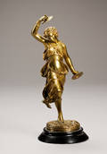 Paul Emile Machault 1800-1866. Figur af bronze