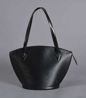 Louis Vuitton skuldertaske model Saint Jacques - Sort Epi