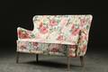 Lille overpolstret sofa, 1950erne Denne vare er sat til omsalg under nyt varenummer 4927043