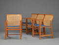 Rud Thygesen  Johnny Sørensen. Fire armstole af mahogni fra Kongeserien 4 