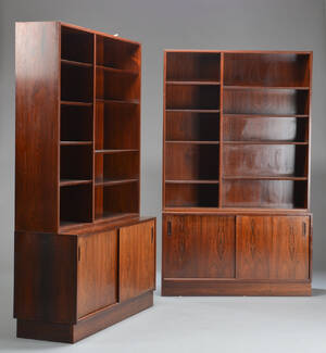 Dansk Møbelproducent. Bogreol af palisander 4