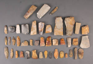 Samling stenredskaber 43