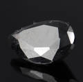 Uindfattet behandlet sort diamant ca 3.62  ct.