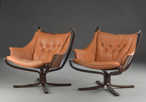 Sigurd Ressell. Par Falcon lænestole 2 