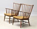 Dansk Møbelproducent. Par windsor hvilestole. 2