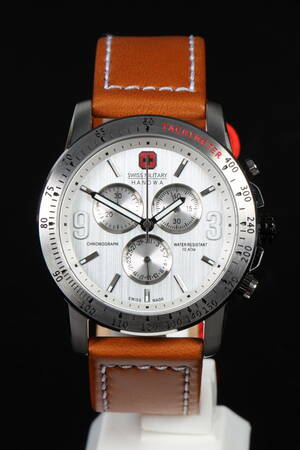 Swiss Military Hanowa. Herrearmbåndsur. Swiss made chronograph.