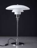 Poul Henningsen. PH 21 bordlampe med tilhørende certifikat  