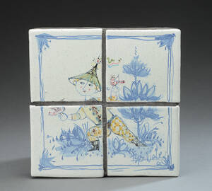 Fire Bjørn Wiinblad fliser 4