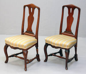 Stolar, ett par, barockstil 2