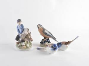 Figuriner, 4 st Royal Copenhagen och Bing Grøndahl 4
