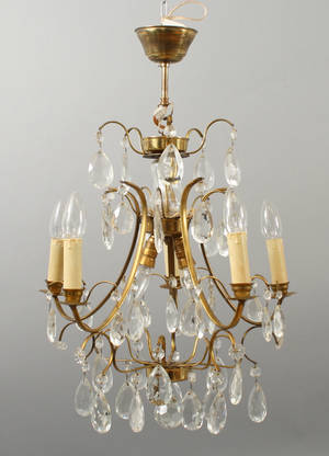 Ljuskrona 5-armad, 1900-talets första hälft