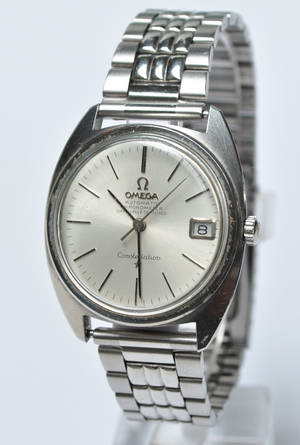 Omega Automatic Constellation Herrearmbåndsur i stål.