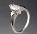 Solitaire ring ca. 0.75 ct.