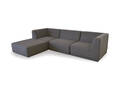 COUZ 151. Modulsofa bestående af 4 moduler, betrukket med slidstærkt SOHO stof i Antrazit. Designet af COUZ DESIGN TEAM